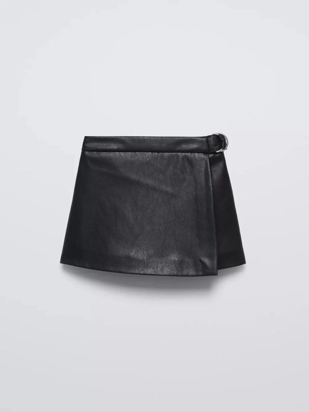 Zara Kids Bow Appliqué top & Faux Leather Skort